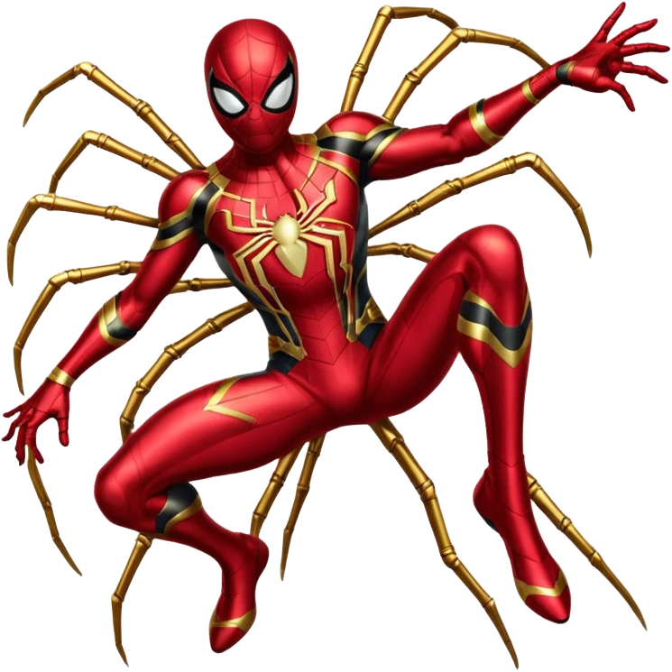 Make iron Spider-Man  emoji