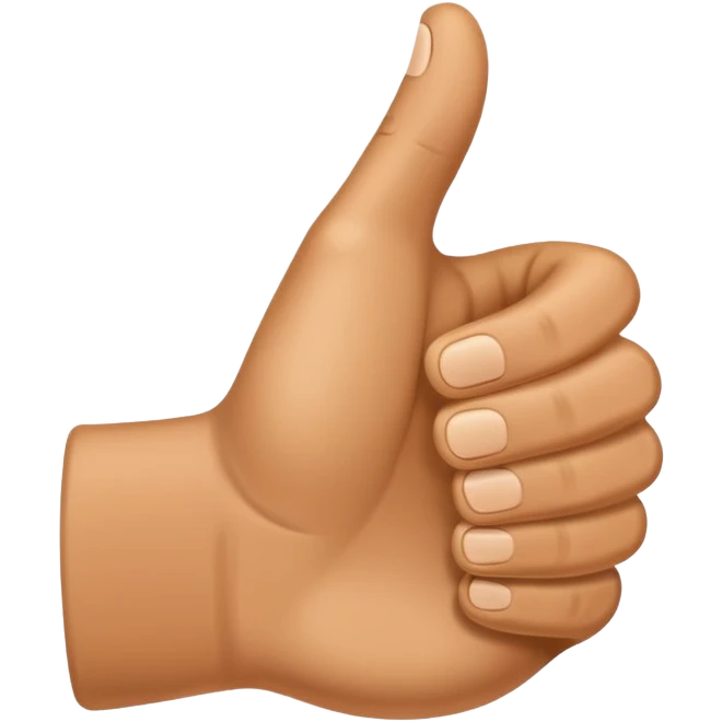 thumbs up hand emoji