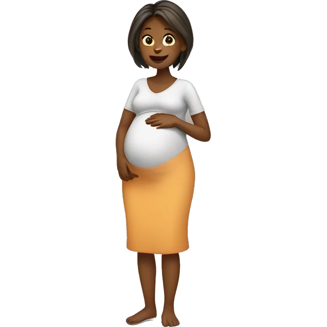 pregnant lady emoji