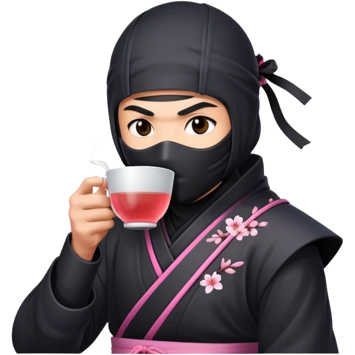 🥷☕️🍒🌸 emoji