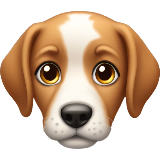 pretty puppy emoji