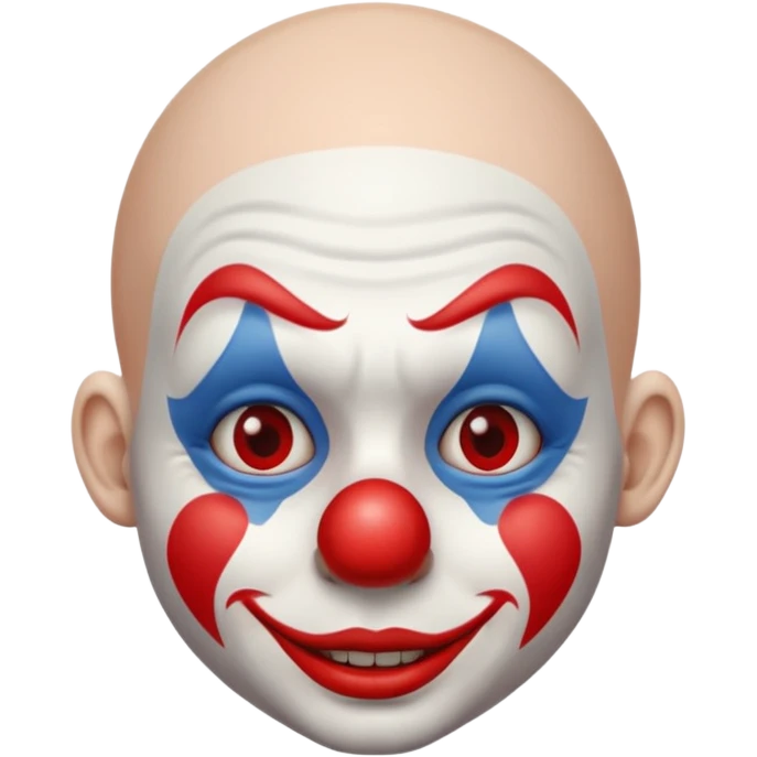 clown without hair emoji