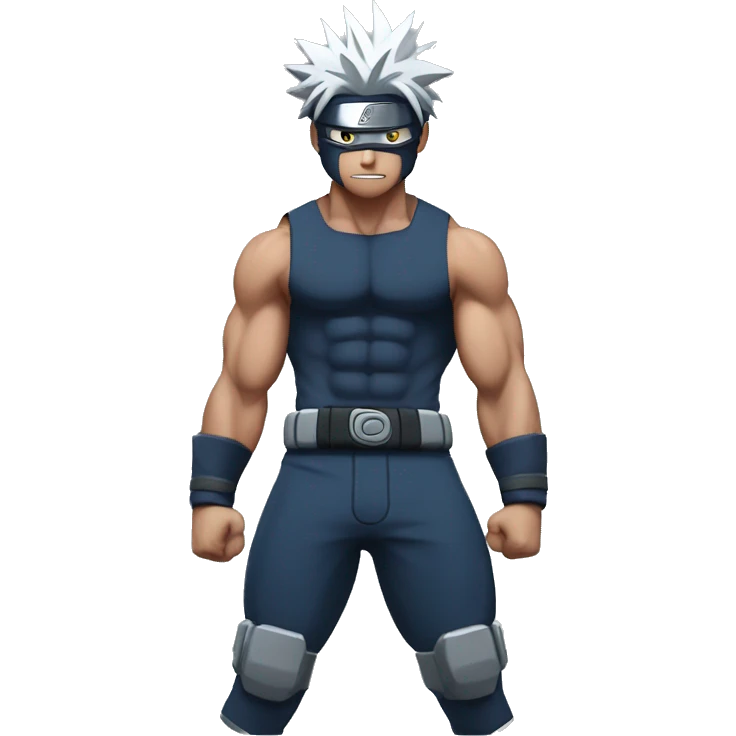 Kakashi as bodybuilder  emoji