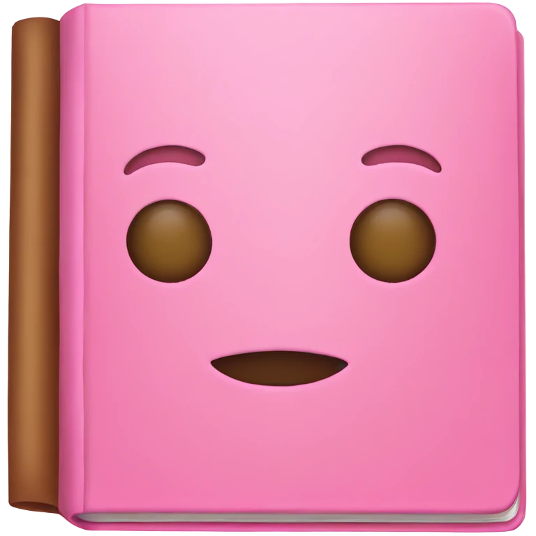 pink book emoji
