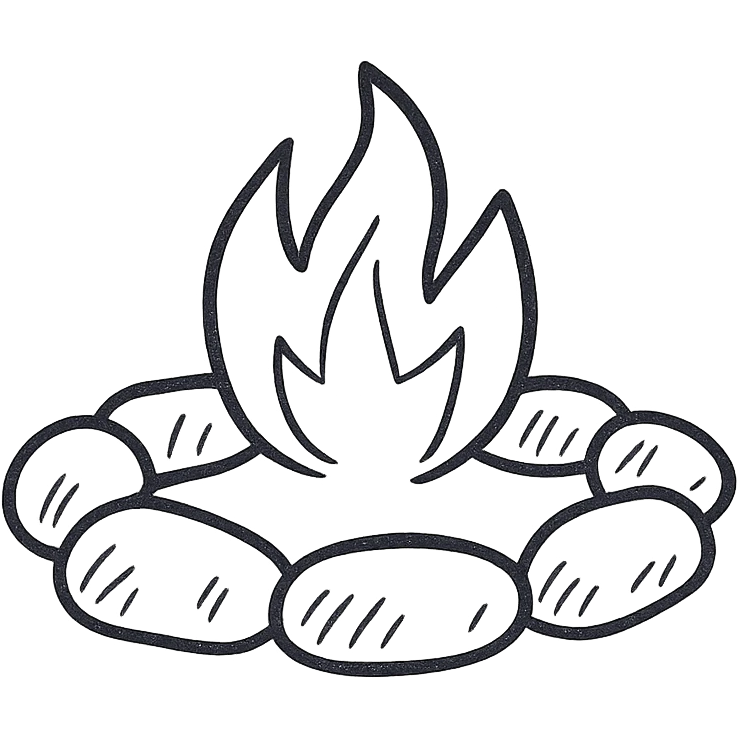 A fire ring emoji emoji