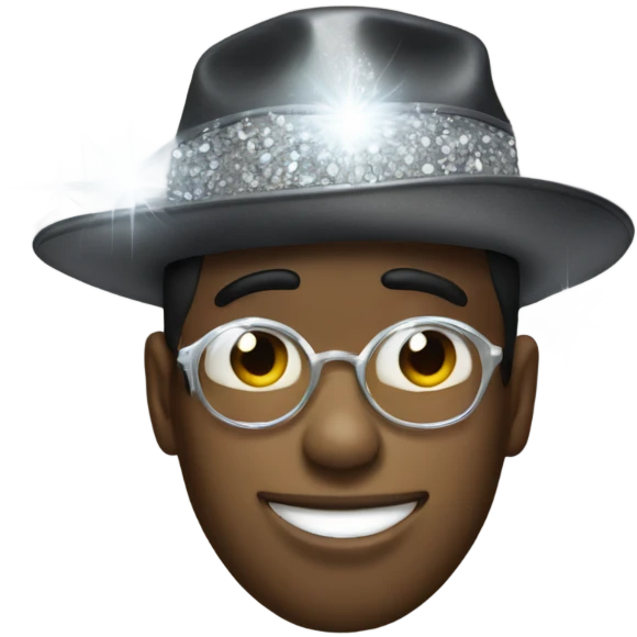 diddy in a sparkly hat emoji