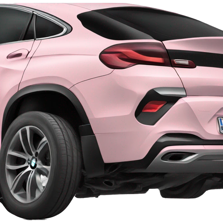 light pink bmw x4 car emoji