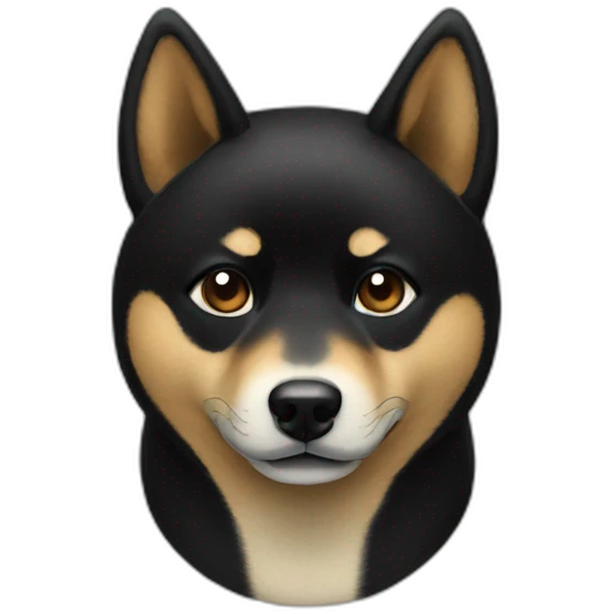black-shibainu emoji