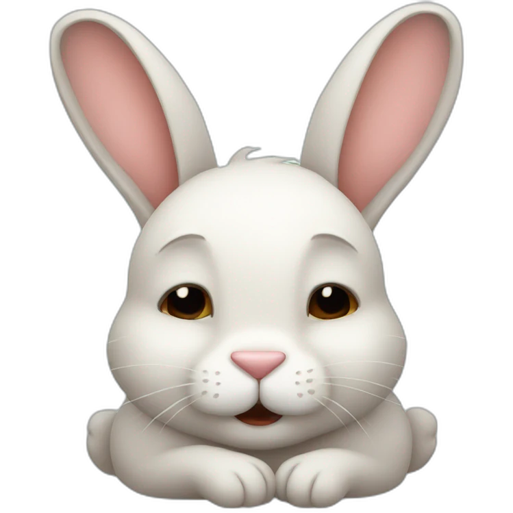 Sleepy-rabbit emoji