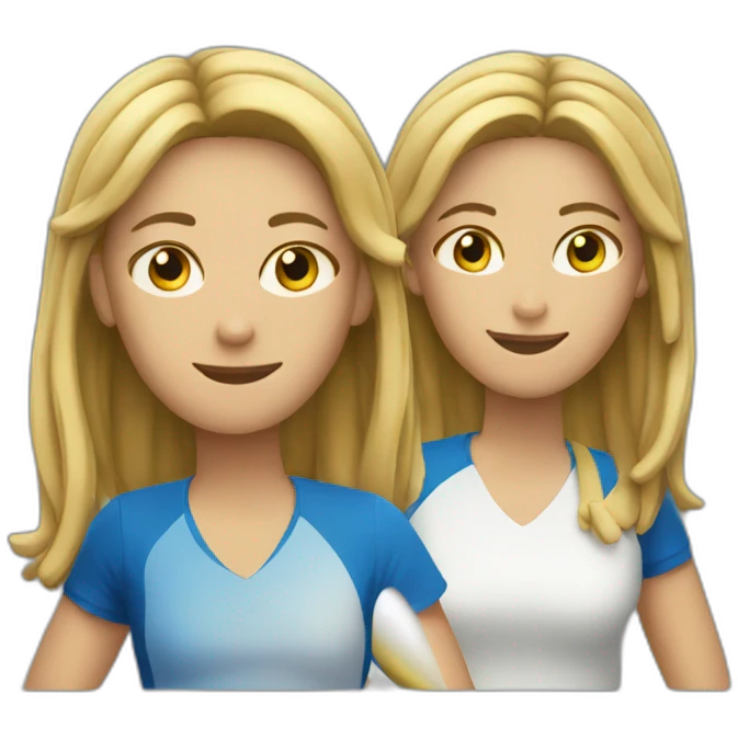 Tennis double match emoji