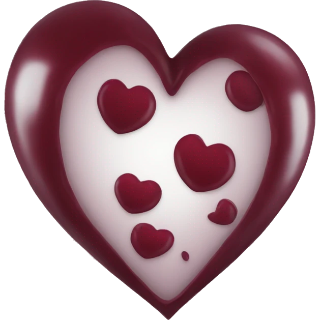 Maroon heart emoji