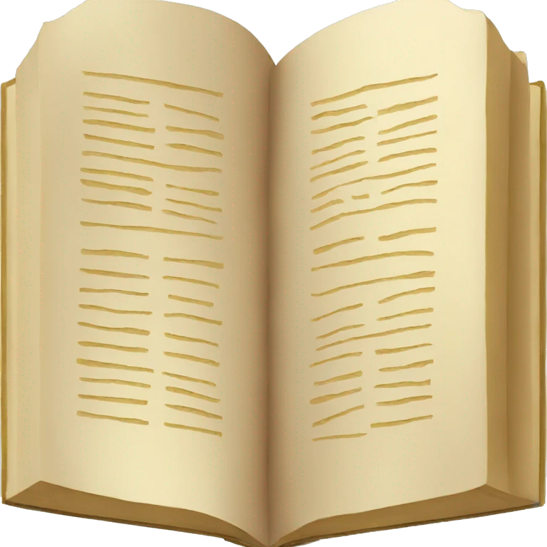 Golden book emoji