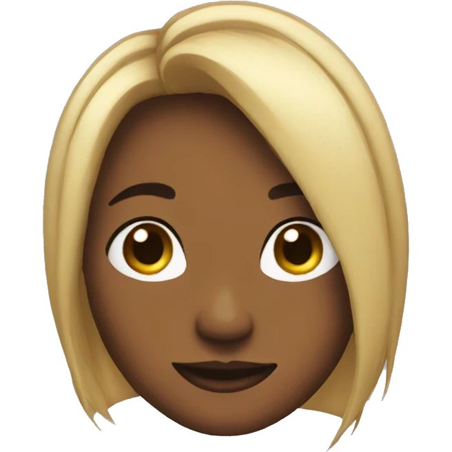 hair tuck with smirk emoji