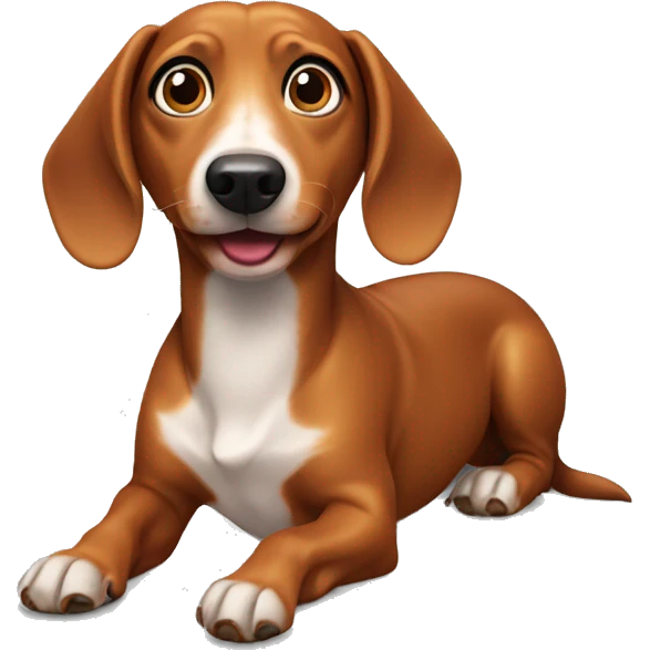 Weenie dog emoji
