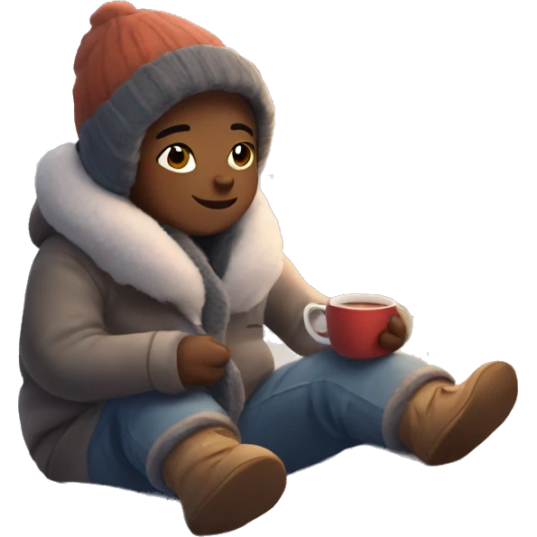 Cozy winter vibes  emoji