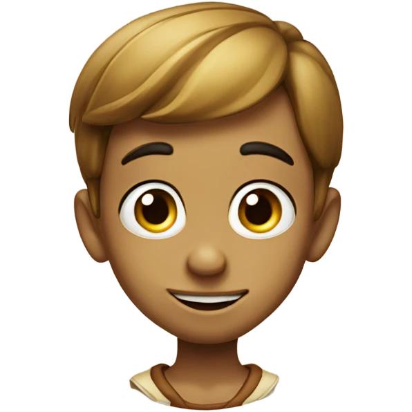 pinocchio kid of wood emoji