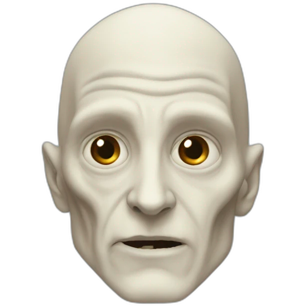 voldemort with no nose harry potter emoji