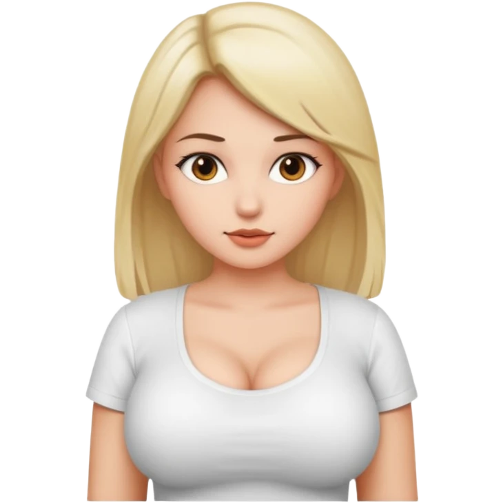 Girl with big boobs  emoji