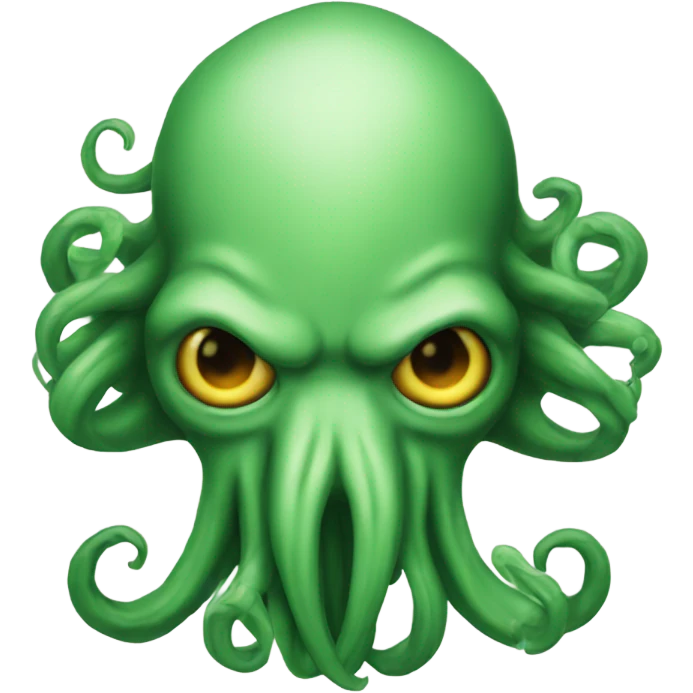 Cthulhu hair  emoji