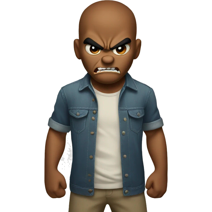 Stich angry emoji