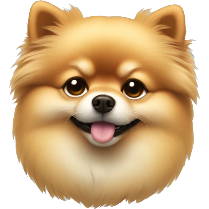 Pomeranian sleepy emoji
