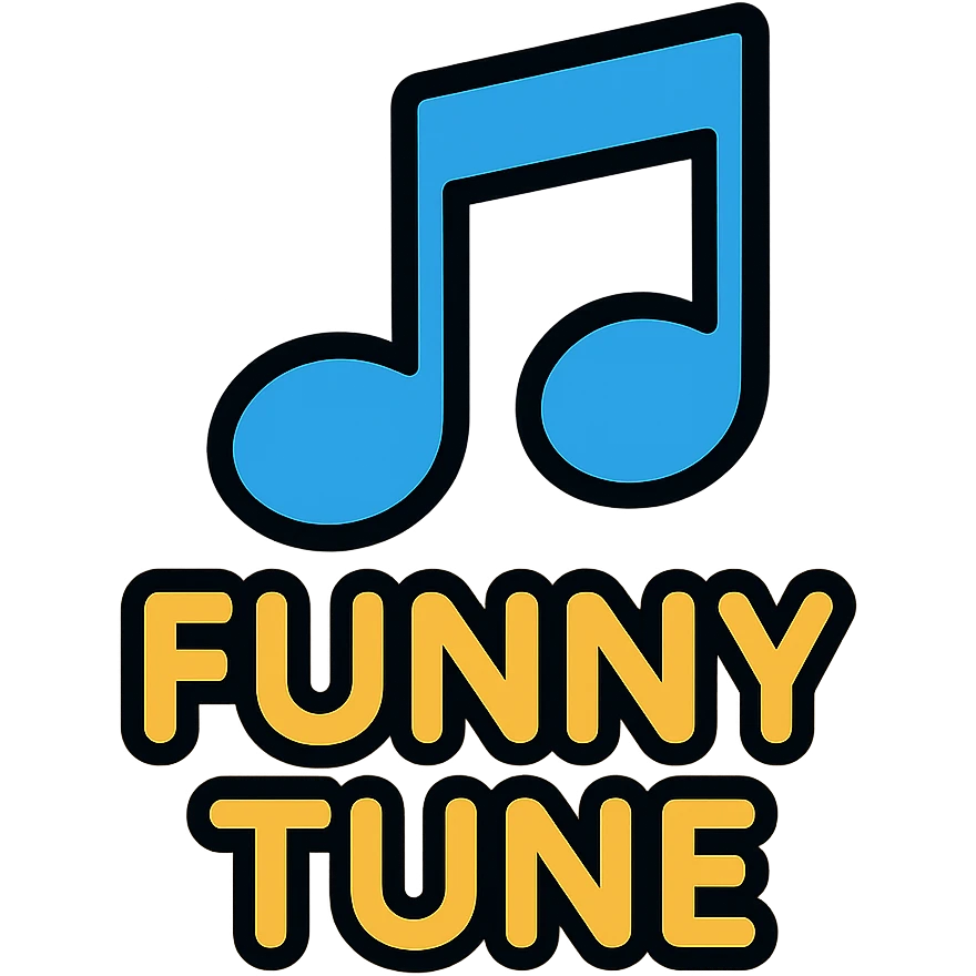 Music note icon with "FUNNY TUNE" text emoji