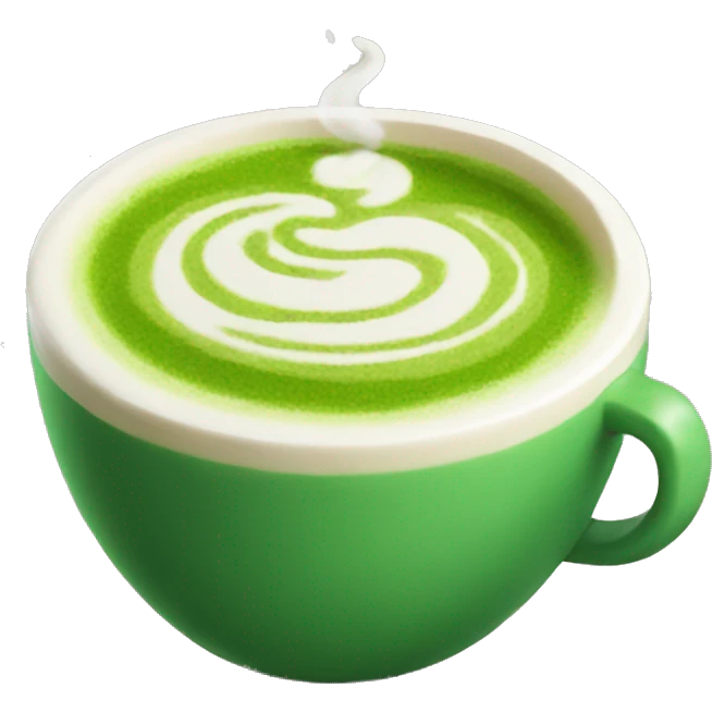 Matcha latte  emoji