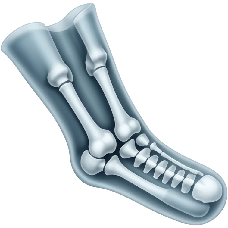 broken bone cast X ray emoji