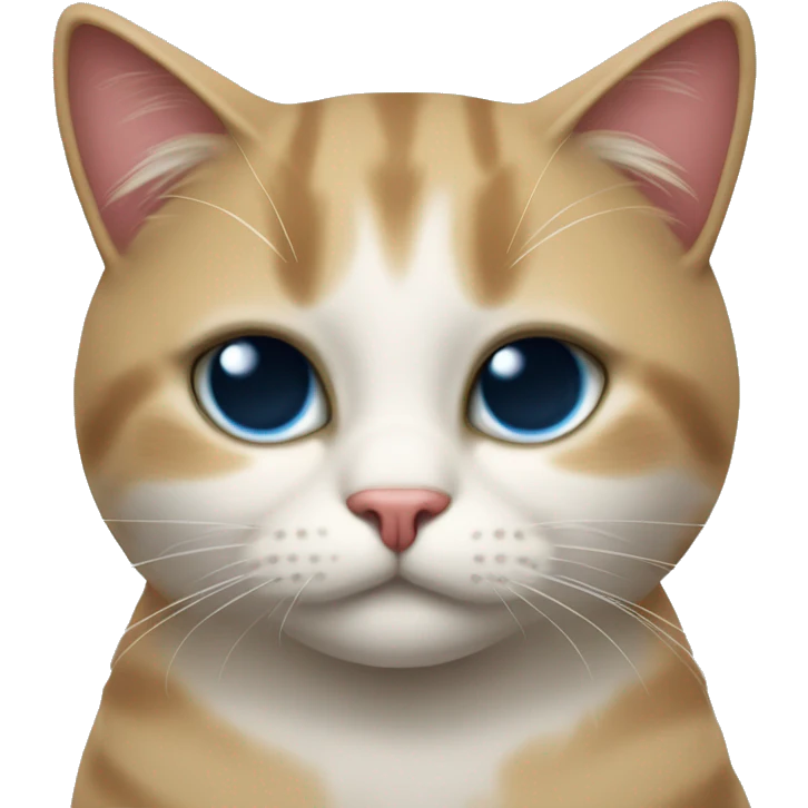 un gatto che ce fa un cuore con le zampe emoji