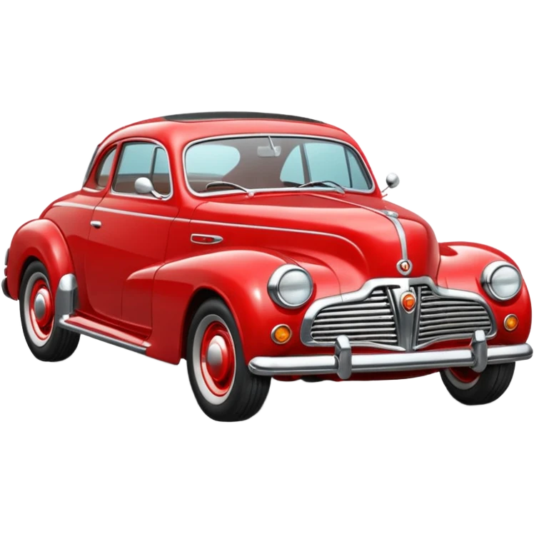 Old style car emoji