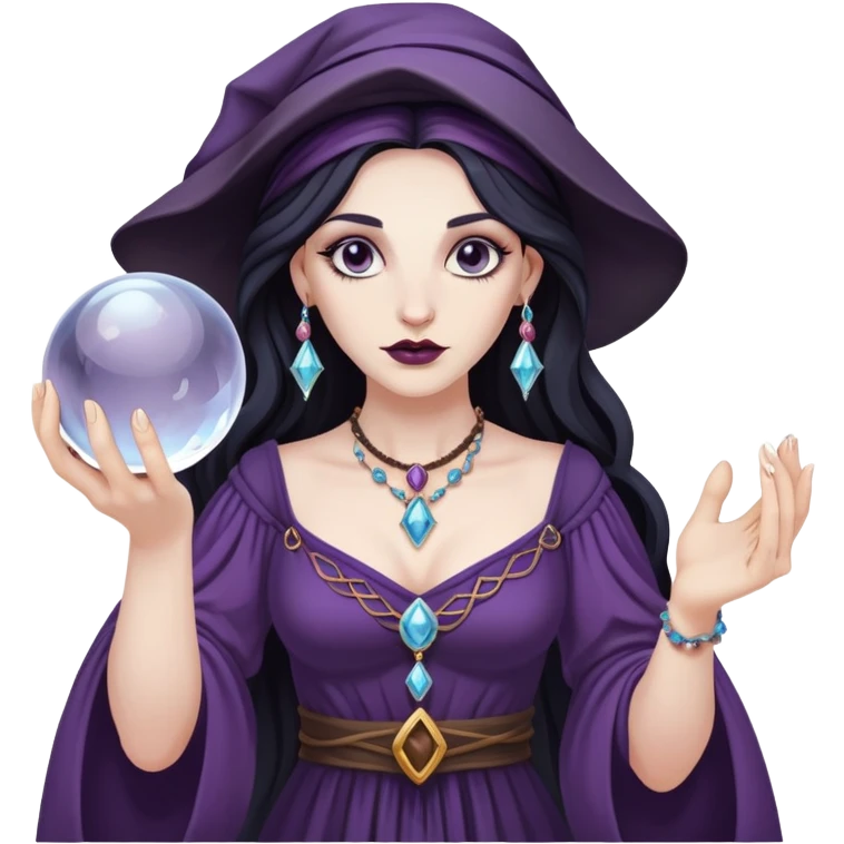 Gypsy witch emoji