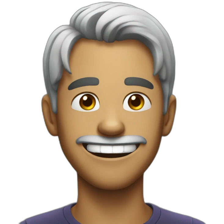 dark humor but smiling emoji