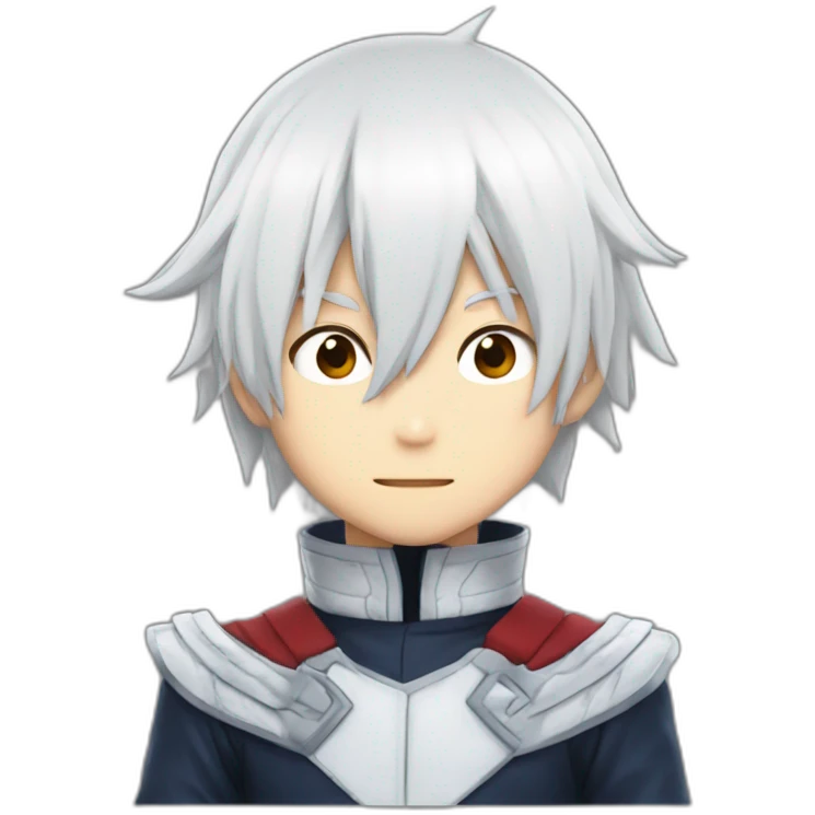 Shoto Todoroki de mha emoji