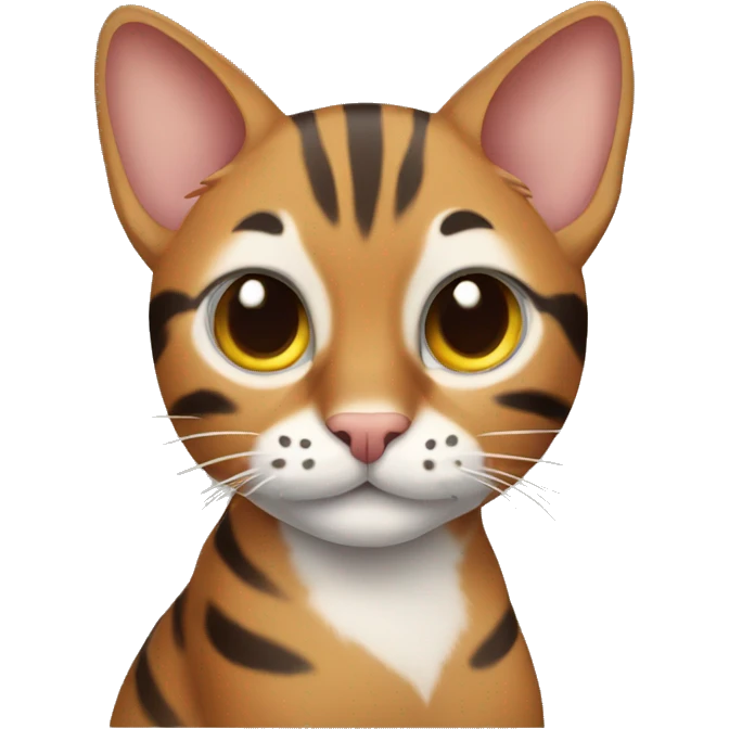 cat bengal  emoji