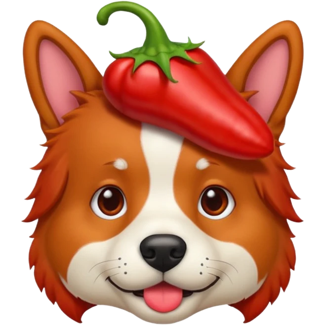 Perro enchilado emoji