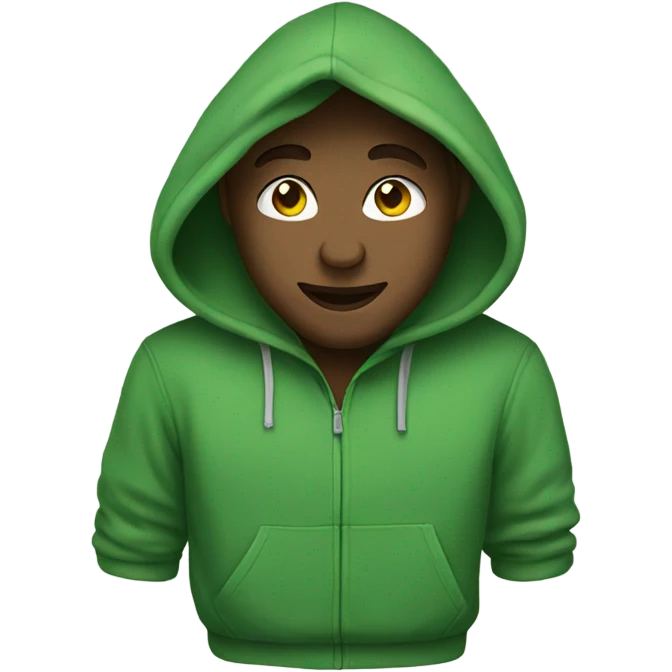 green hoodie emoji