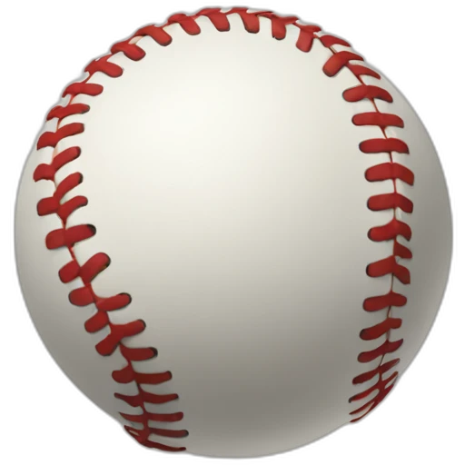 A baseball being dropped emoji