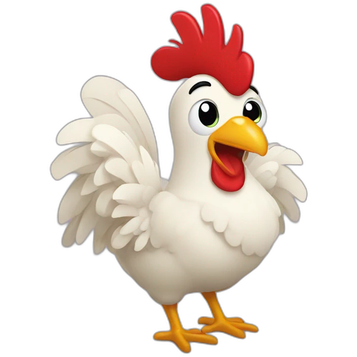 Pollo sonriendo emoji