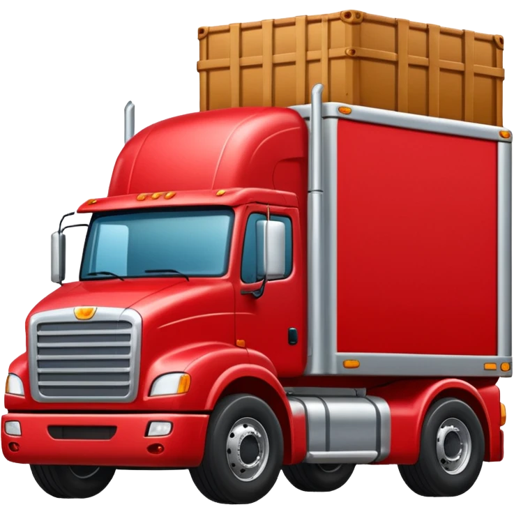 semi truck emoji