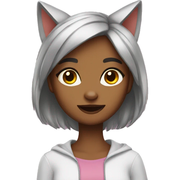 cat girl  emoji