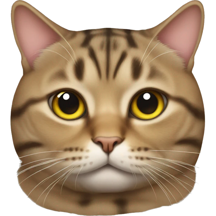 Fat tabby cat emoji