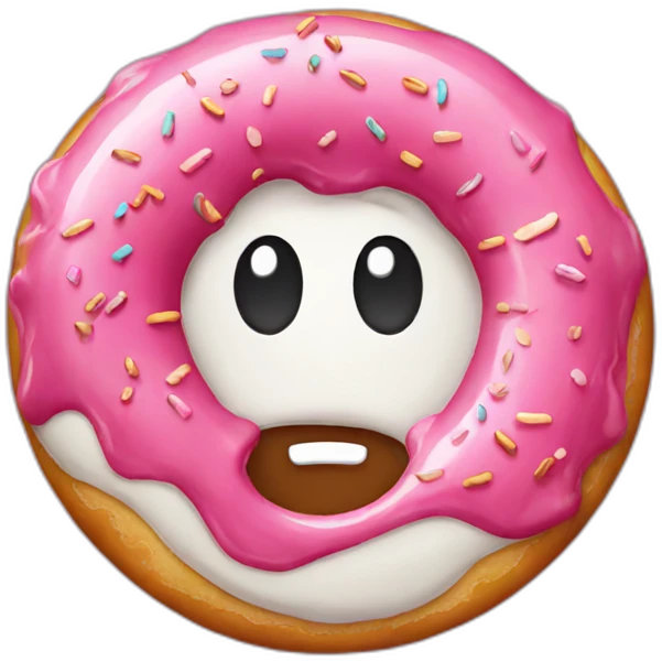 crying doughnut emoji emoji