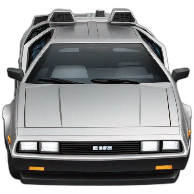 delorean emoji