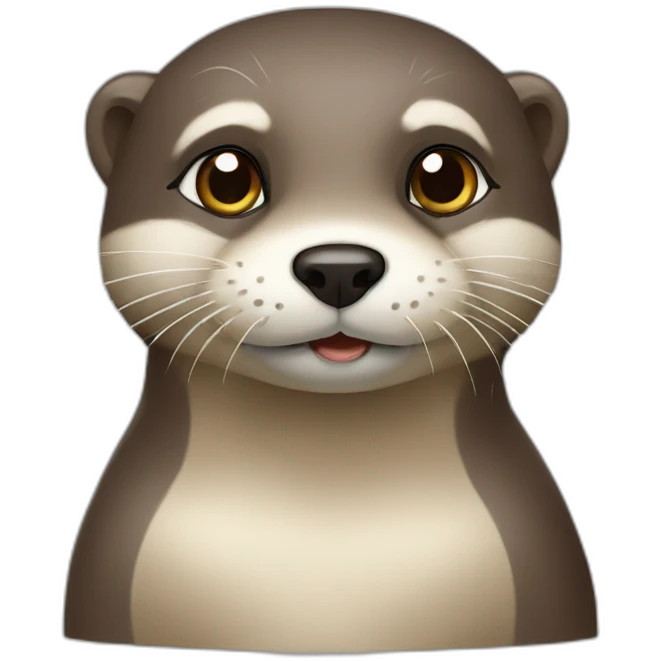 Loutre sur chien emoji