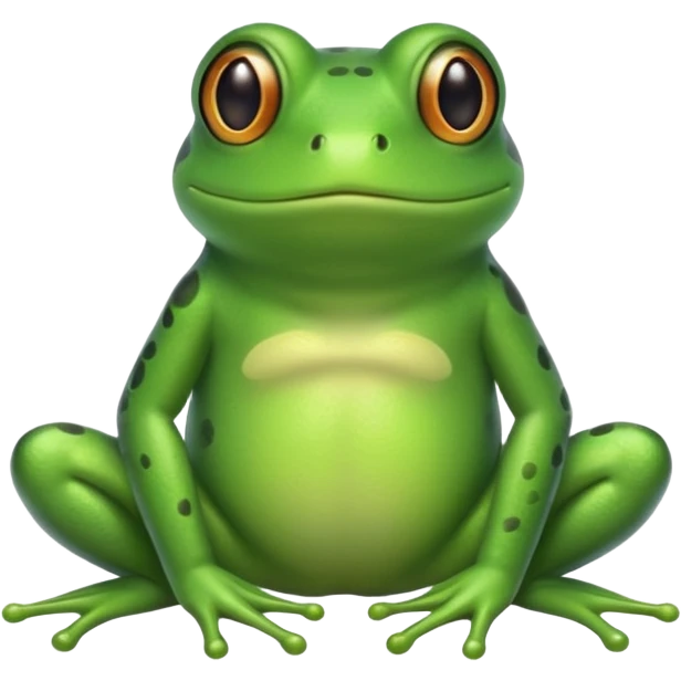 Chill frog emoji