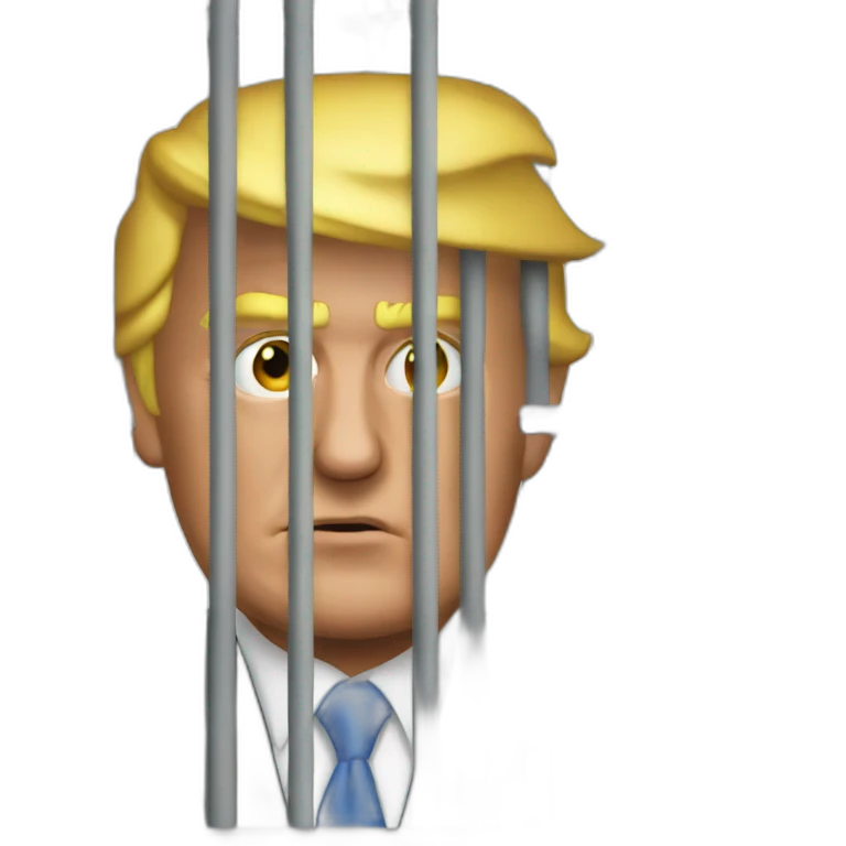 trump-behind-bars emoji
