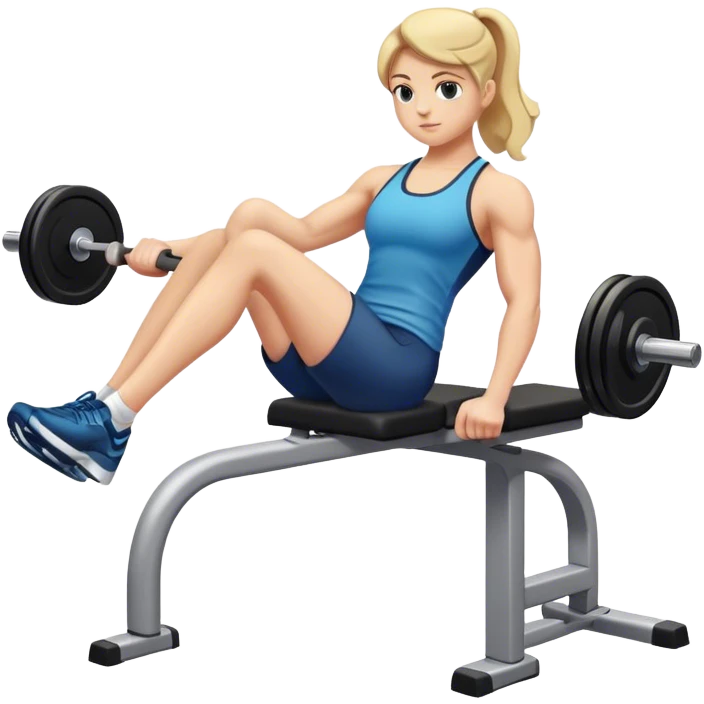 leg curls exercise emoji