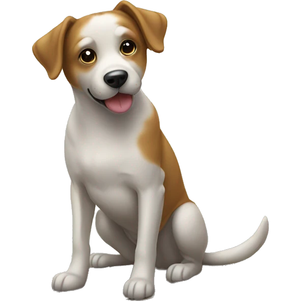 Dog on dock emoji
