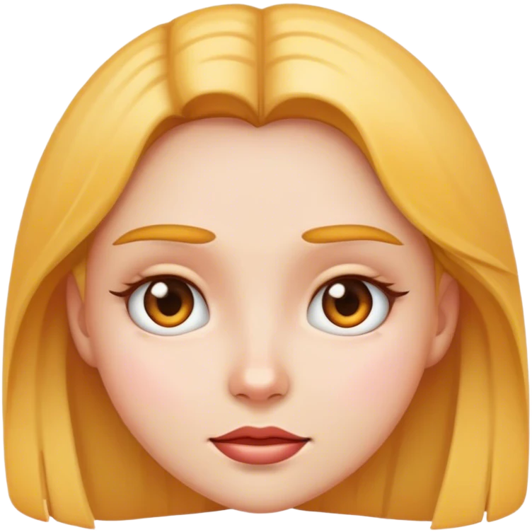 Girl face emoji emoji