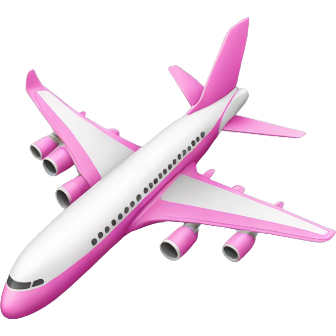 pink airplane emoji
